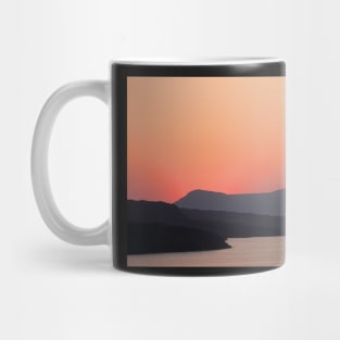 Sunset at Santorini Mug